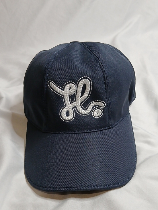 Hermes Other - Hermes Navy Blue Baseball Cap with White Embroidered Logo
